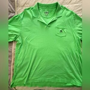 Chaps Men's Green Polo Shirt Size XXL